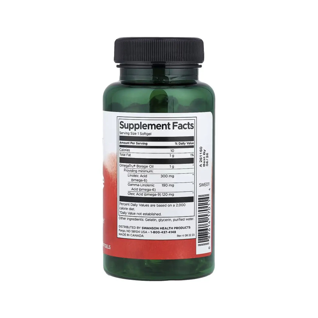 SWANSON ACEITE DE BORRAJA 1 G 60 SGELS SFN