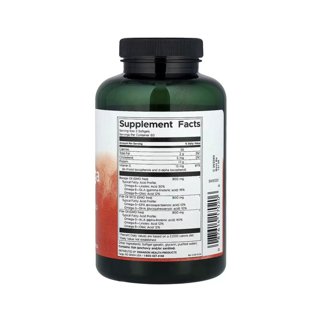 SWANSON MULTIOMEGA 3-6-9 120SOFTCAPS SFN