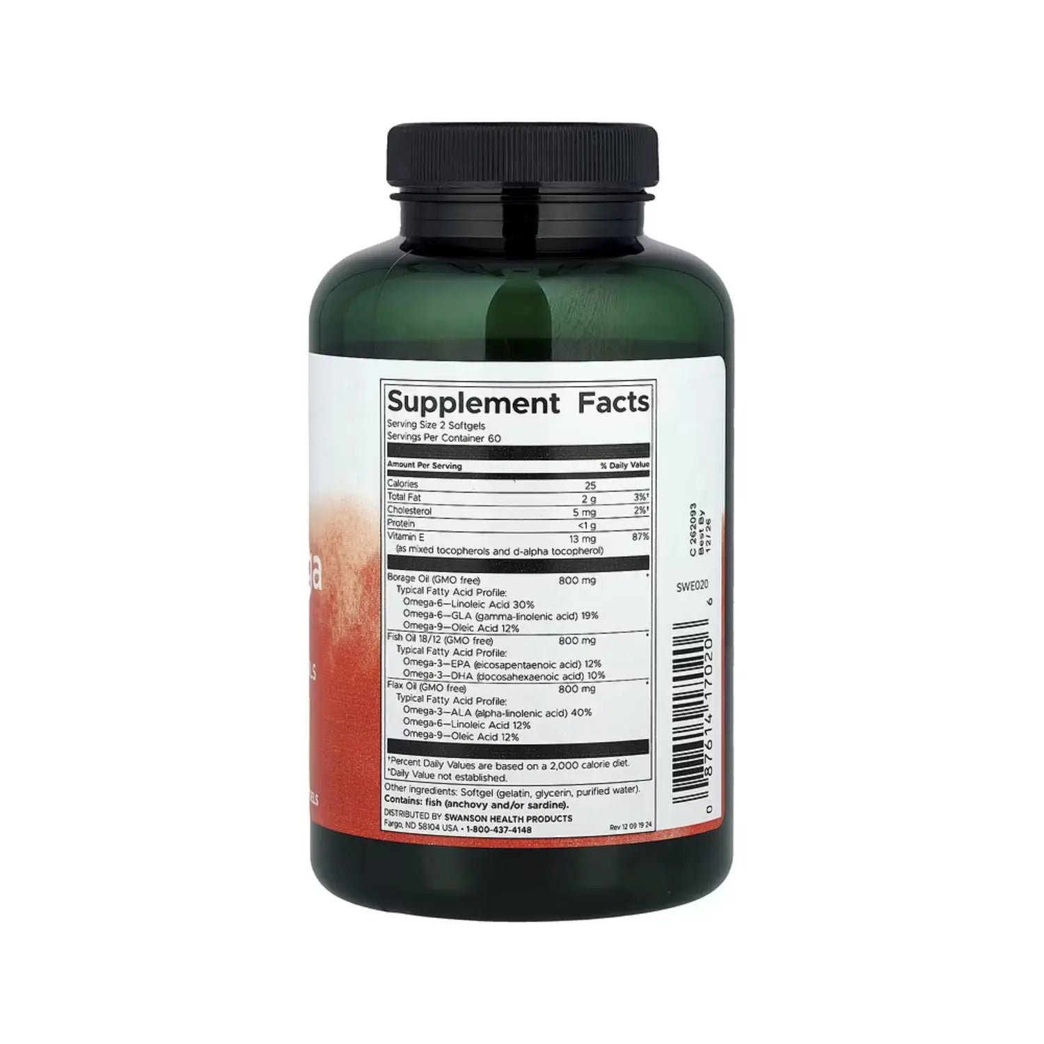 SWANSON MULTIOMEGA 3-6-9 120SOFTCAPS SFN