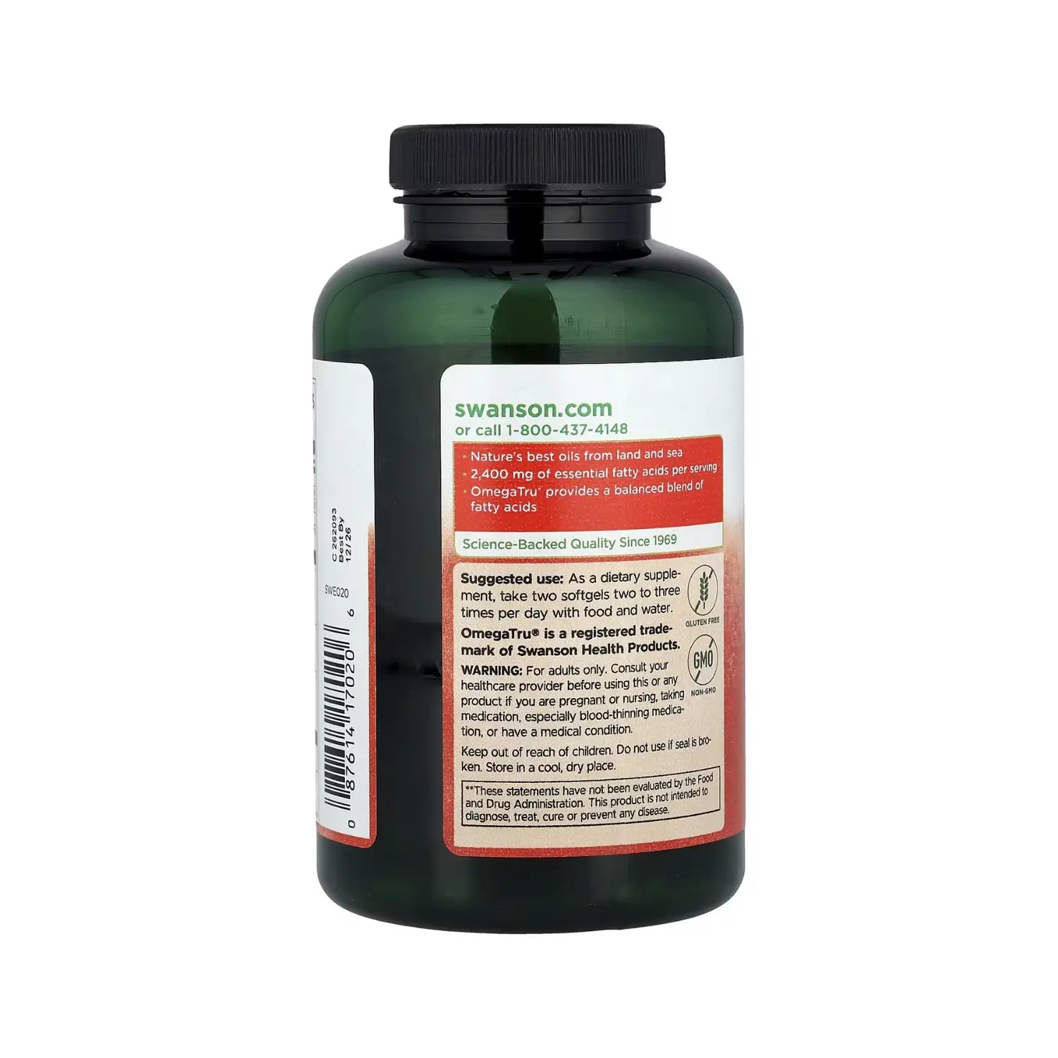 SWANSON MULTIOMEGA 3-6-9 120SOFTCAPS SFN