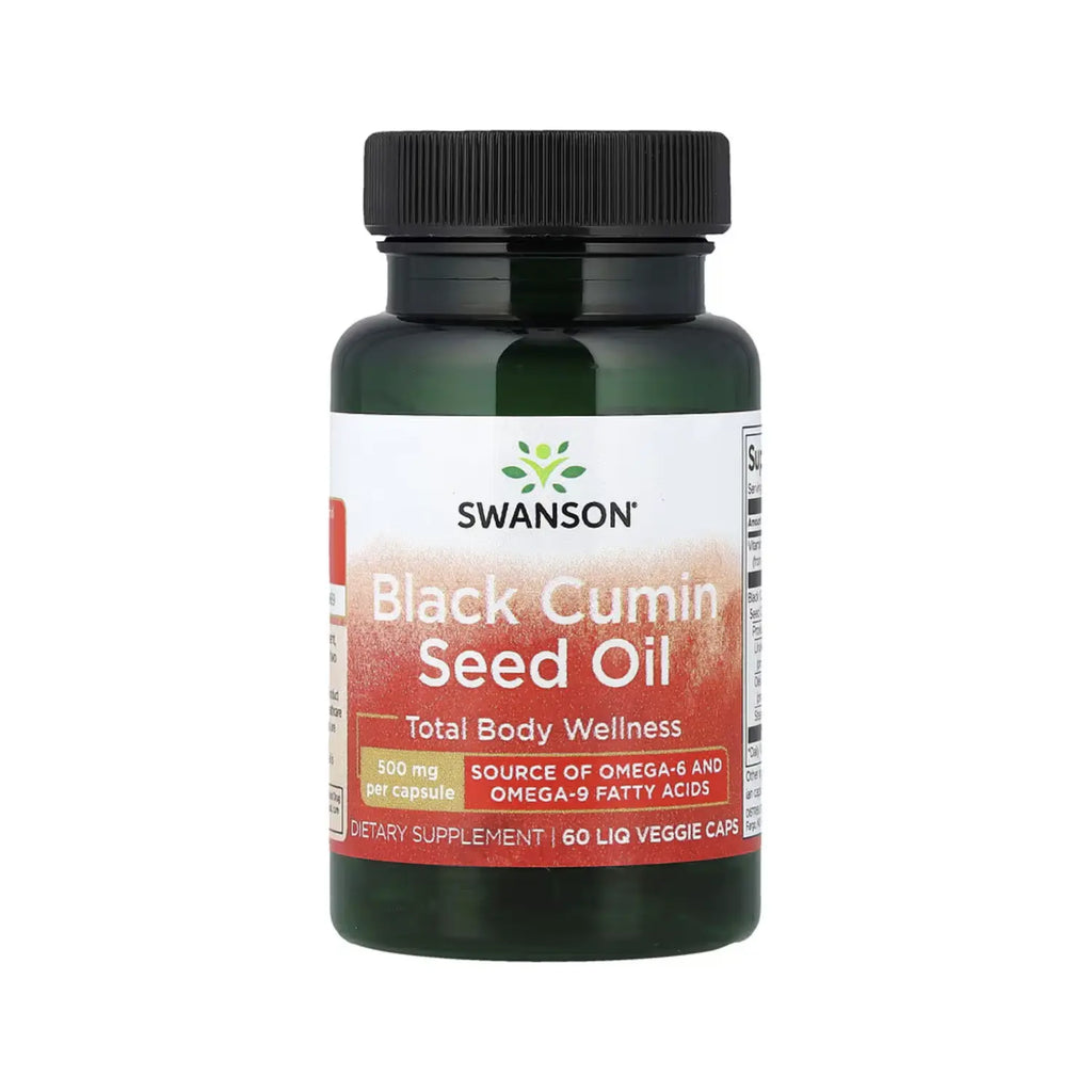Swanson Black Cumin Seed Oil 500 mg 60 Liq Vegcap SFN