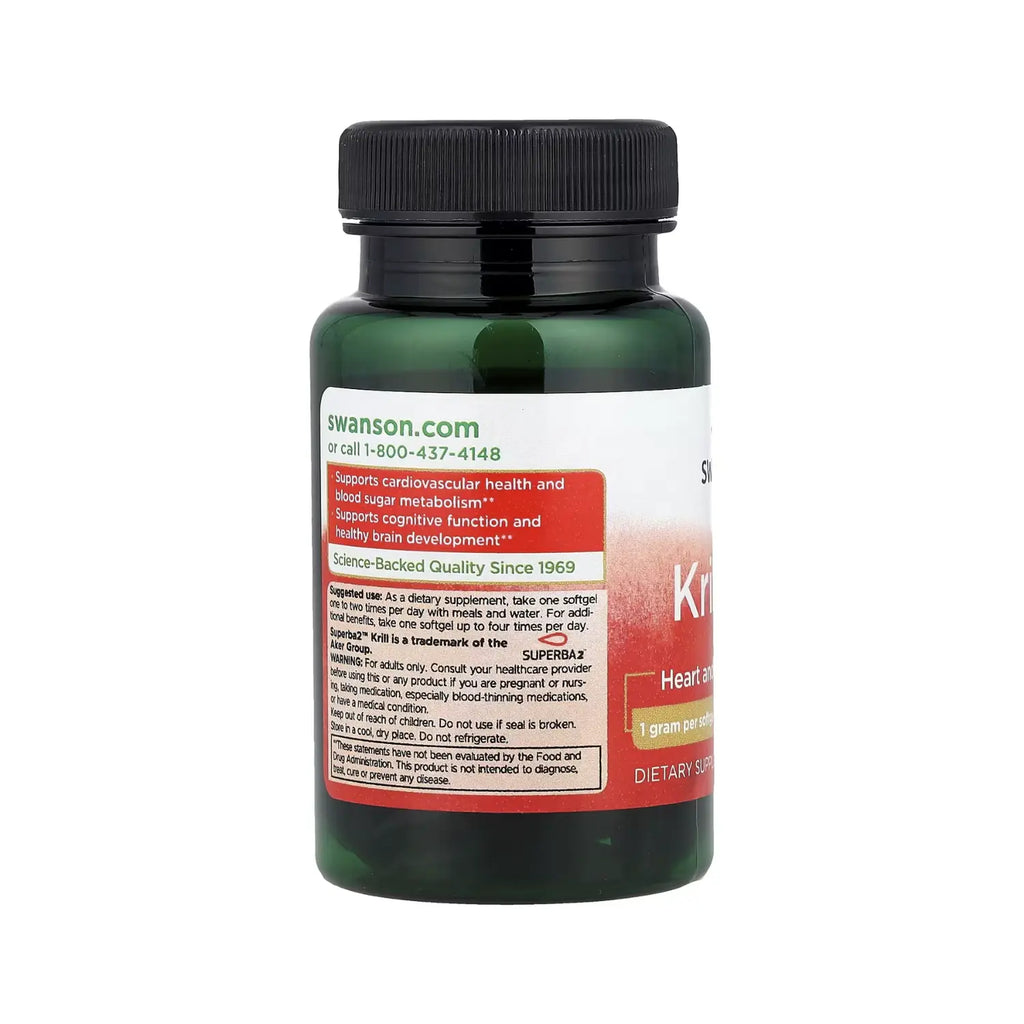SWANSON ACEITE DE KRIL DE MÁXIMA POTENCIA 1 G 30 SGELS SFN