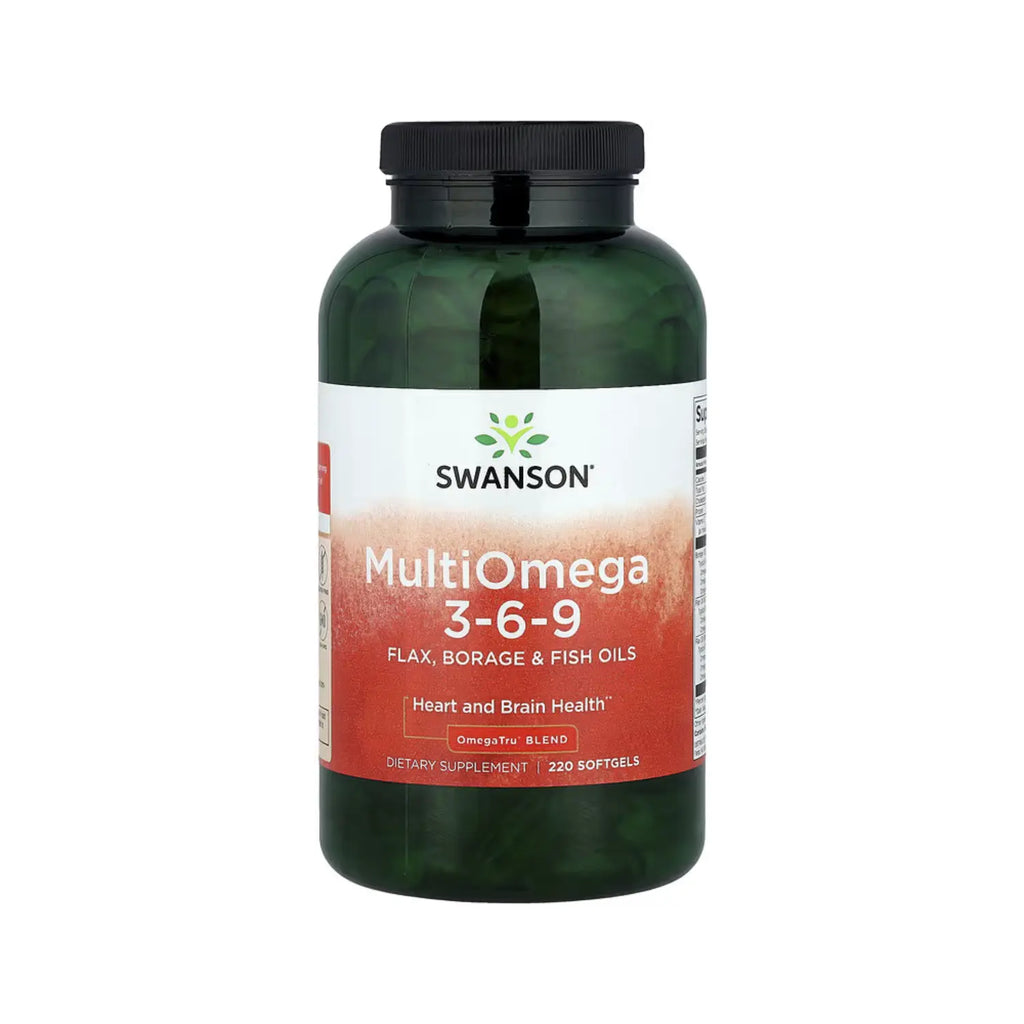 Swanson Multiomega 3-6-9 Flax 220 sofgels sfn