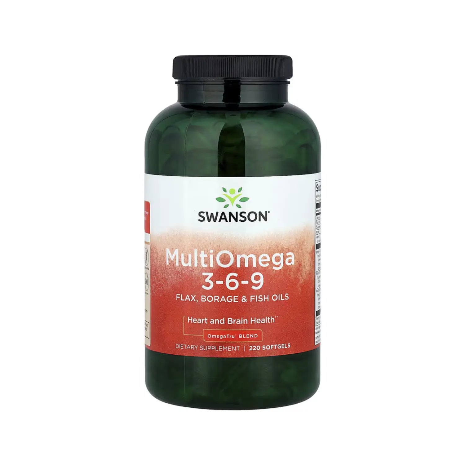 Swanson Multiomega 3-6-9 Flax 220 sofgels sfn