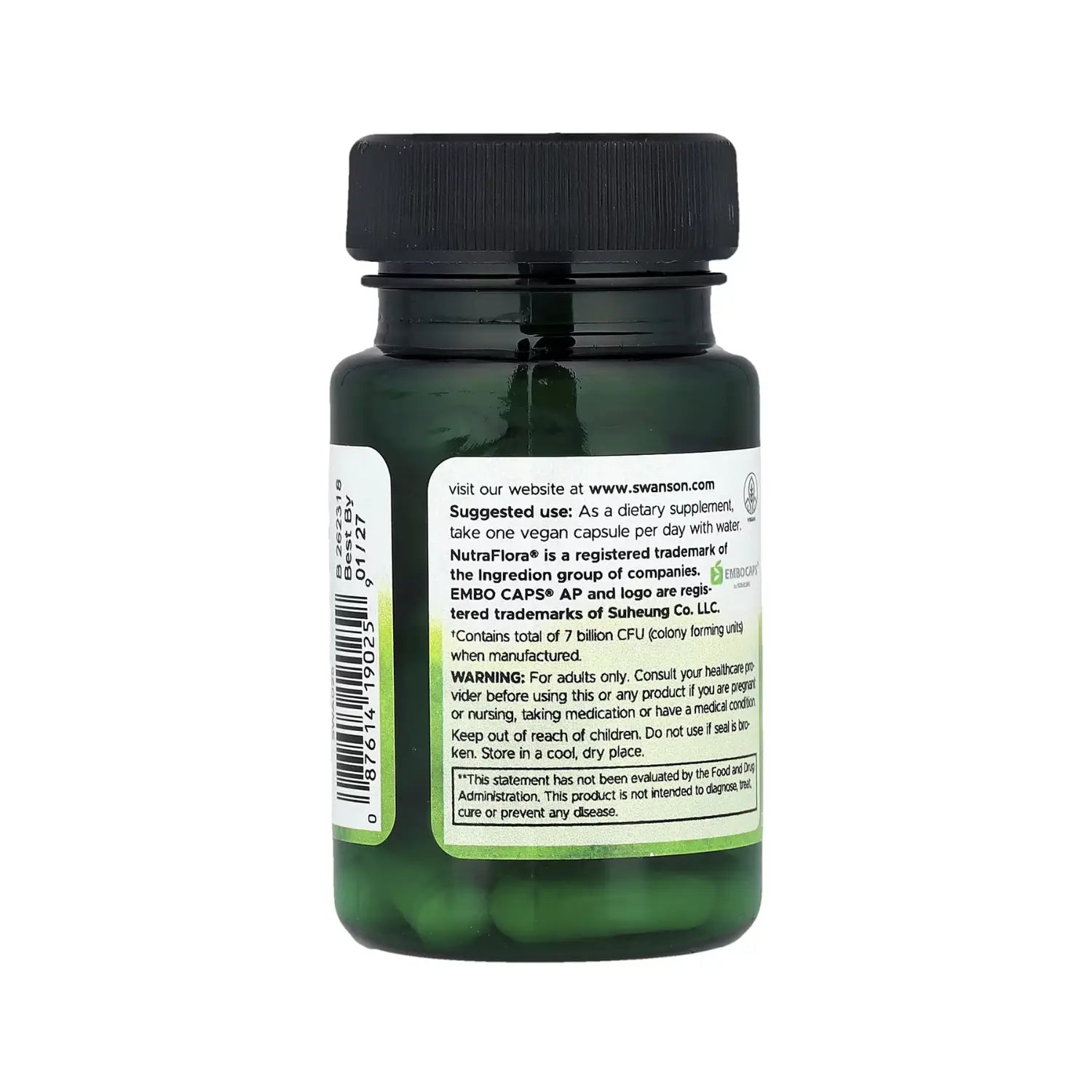 SWANSON PROBIOTICO L. REUTERI PLUS 30 VG DRCAP SFN