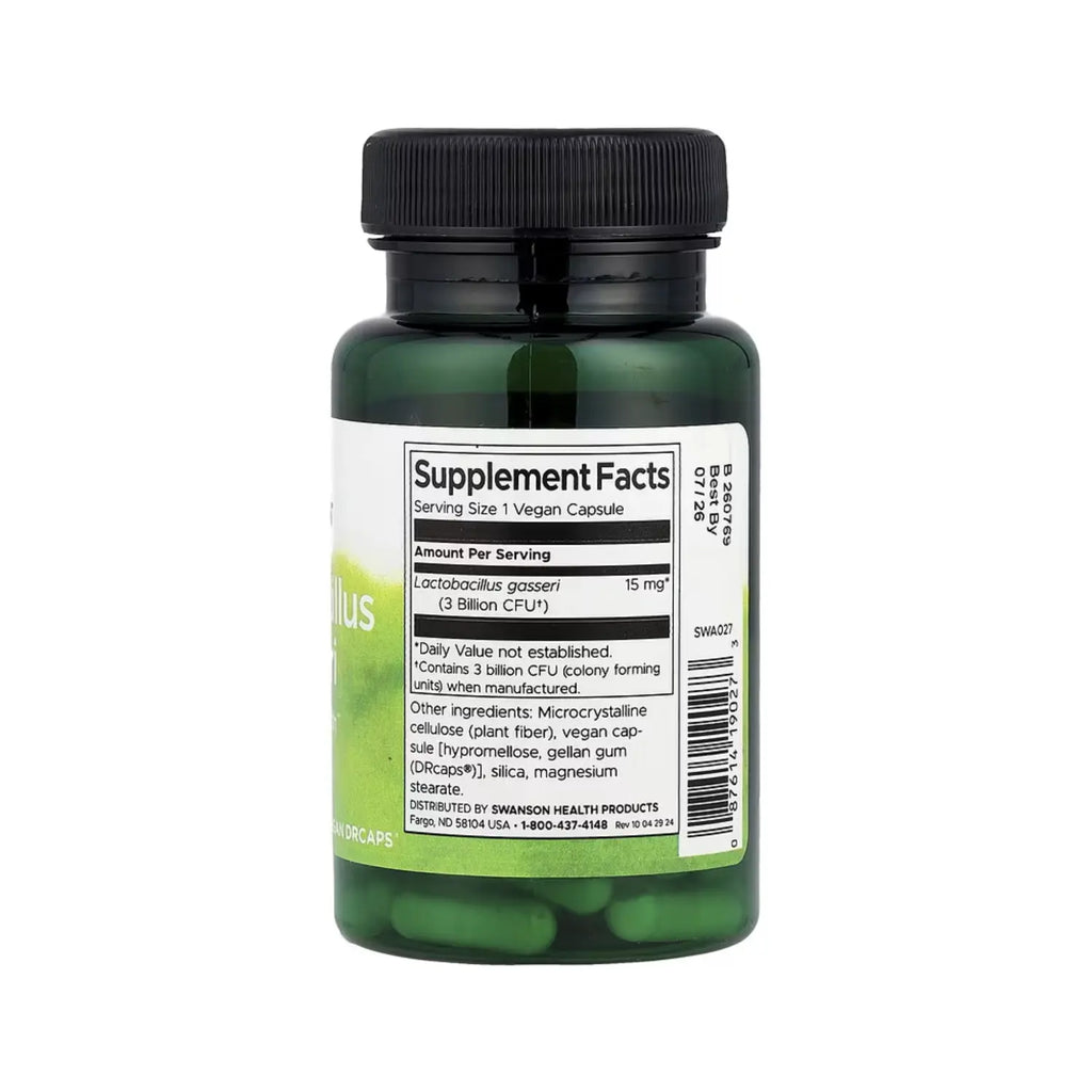 Swanson Lactobacillus Gasseri 60 Capsulas Sfn