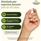 Swanson, Probiótico Para Niños, Sabor Natural A Cereza, 3 Billones De UFC, 60 Tabletas Masticables