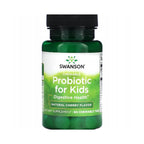 Swanson, Probiótico Para Niños, Sabor Natural A Cereza, 3 Billones De UFC, 60 Tabletas Masticables