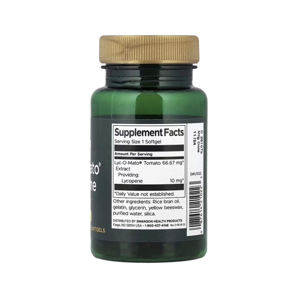 Swanson Lyc-O-Mato Lycopene 10 mg 60 Sgels SFN