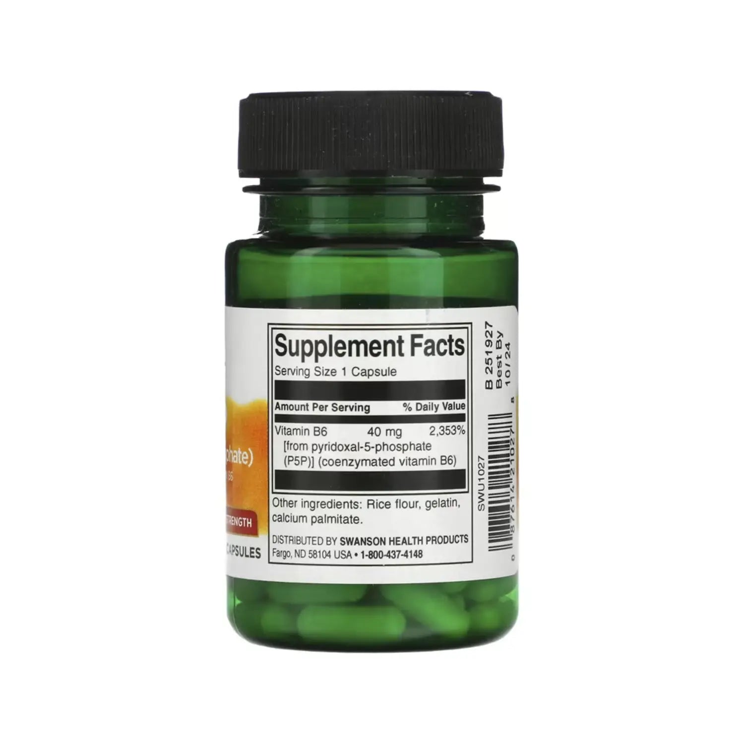 SWANSON P-5-P (PIRIDOXAL-5-FOSFATO) VITAMINA B-6 60CAPS SFN