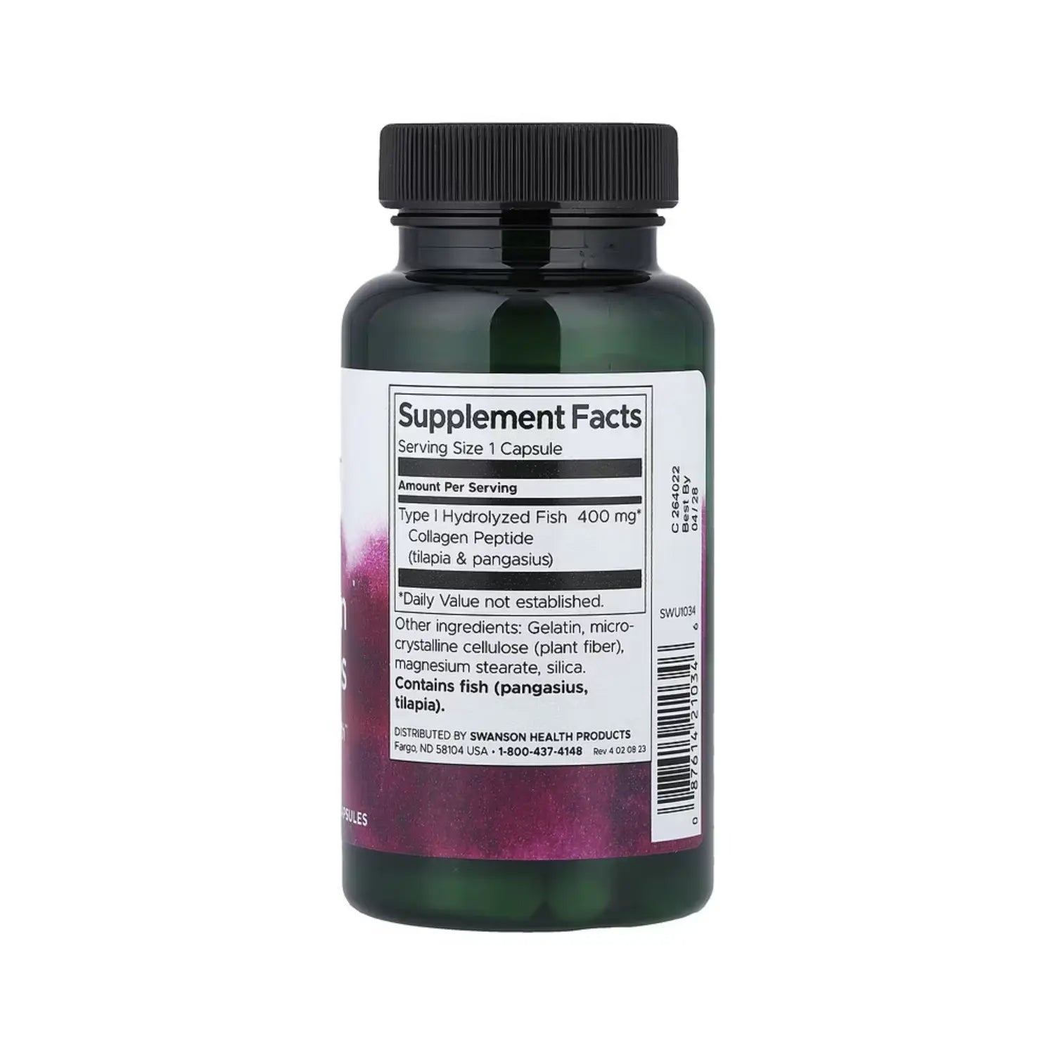 SWANSON COLÁGENO MARINO 400 MG 60 CAPSULAS SNF