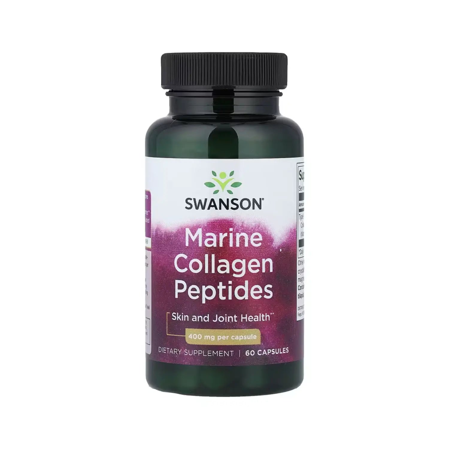 SWANSON COLÁGENO MARINO 400 MG 60 CAPSULAS SNF