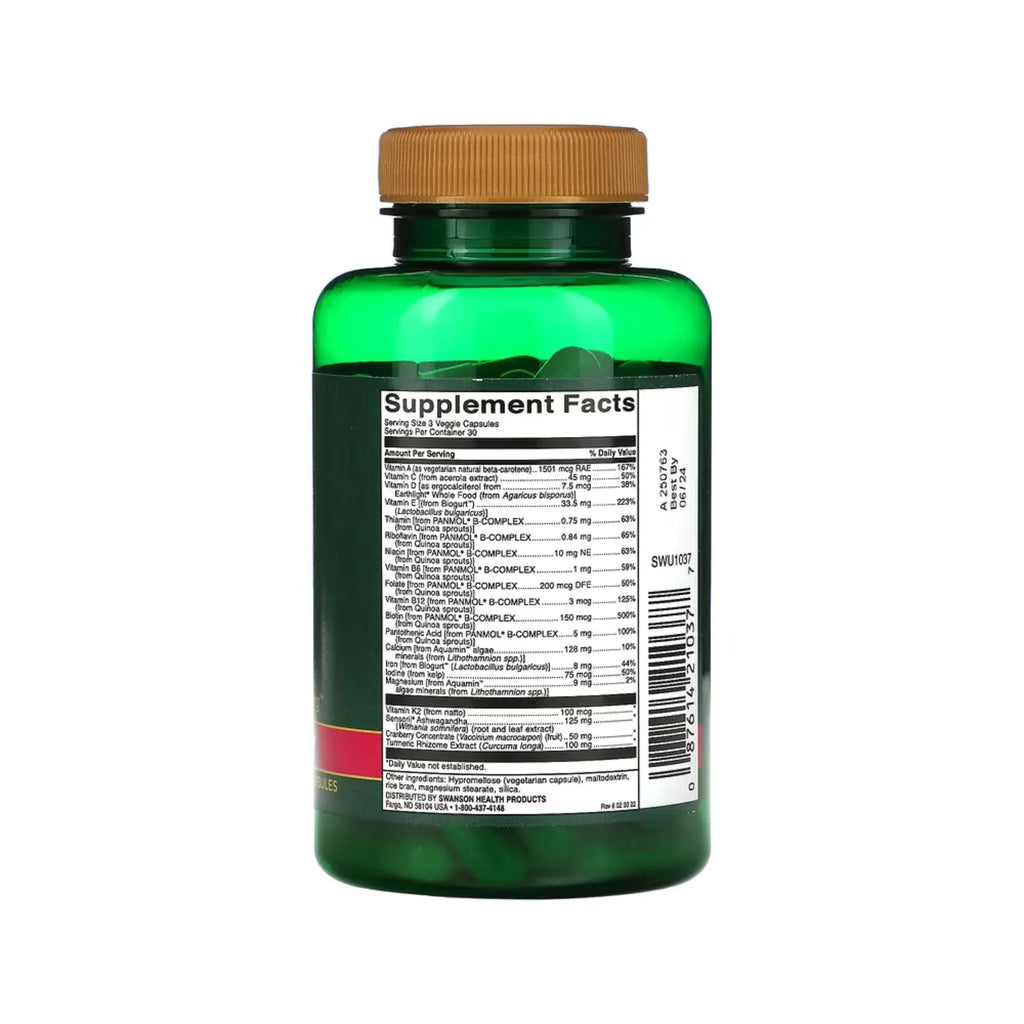 SWANSON REAL FOOD MULTI WOMENS DAILY 90VG SFN