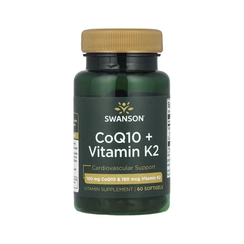 SWANSON COQ10 + VITAMINA K2 60 SGELS SFN