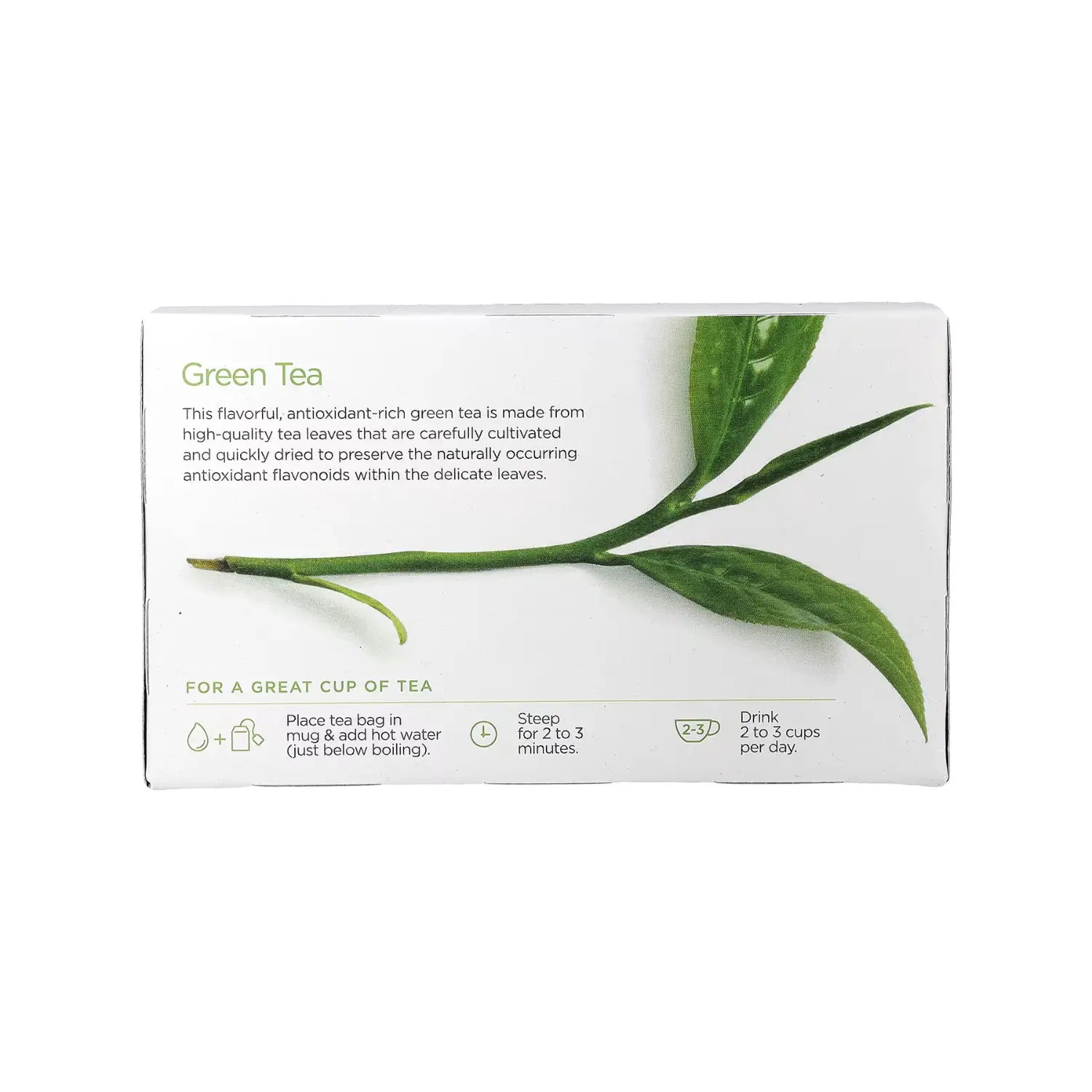 SWANSON TÉ VERDE ORGÁNICO 20 BOLSITAS DE 40G (1,4 OZ) SFN