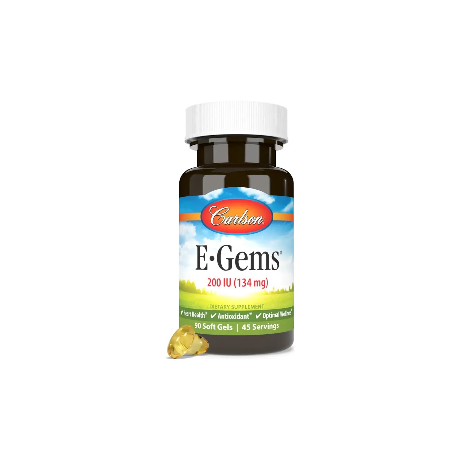 CARLSON LABS E-GEMS 200IU, 90 SOFTGELS SFN