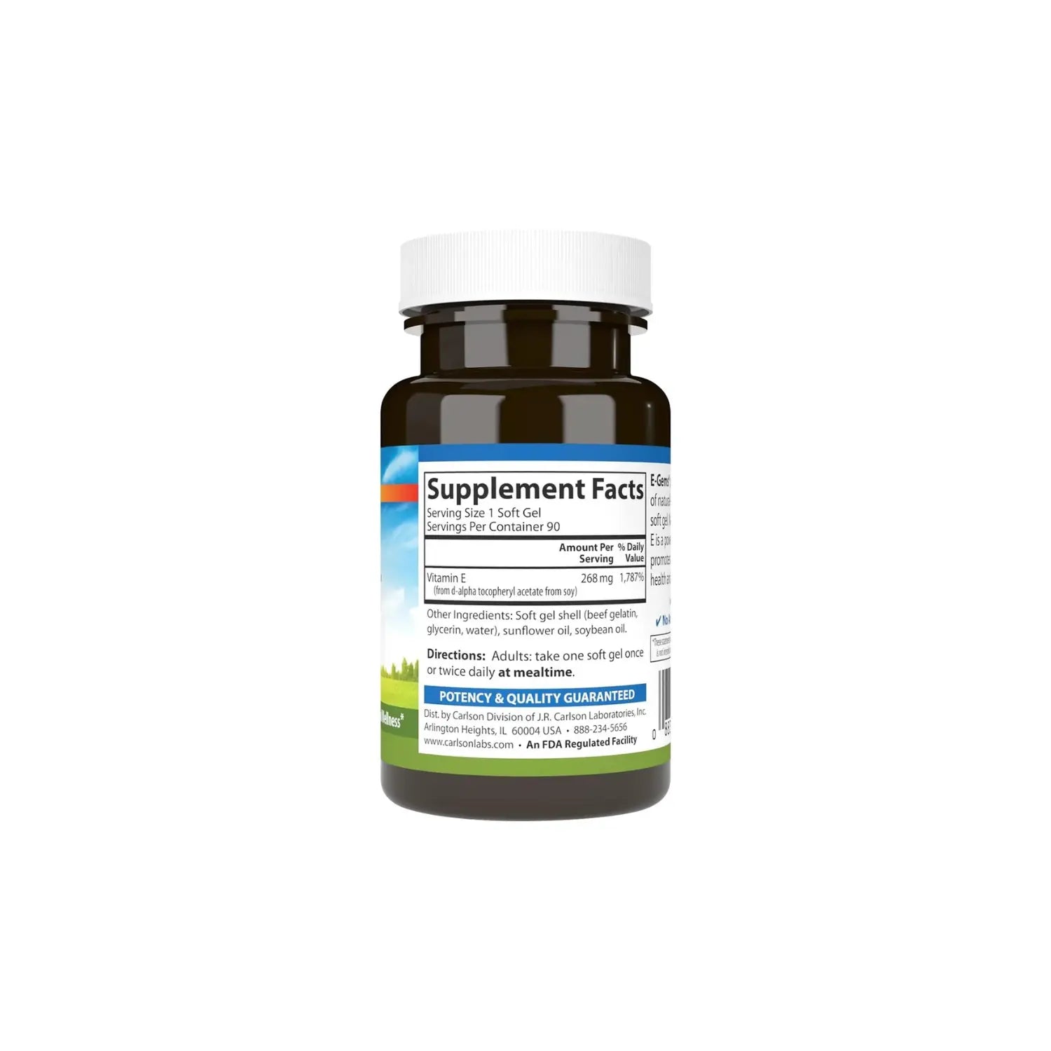 CARLSON E-GEMS 400IU VITAMINA E 268 MG 90 SOFTGEL SFN