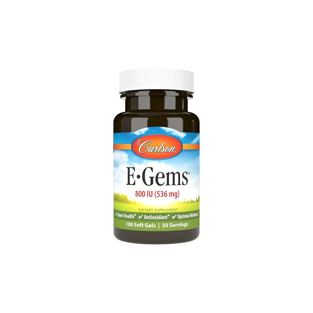 CARLSON LABS E-GEMS 800 IU (536 MG) 50 SERVS SFN
