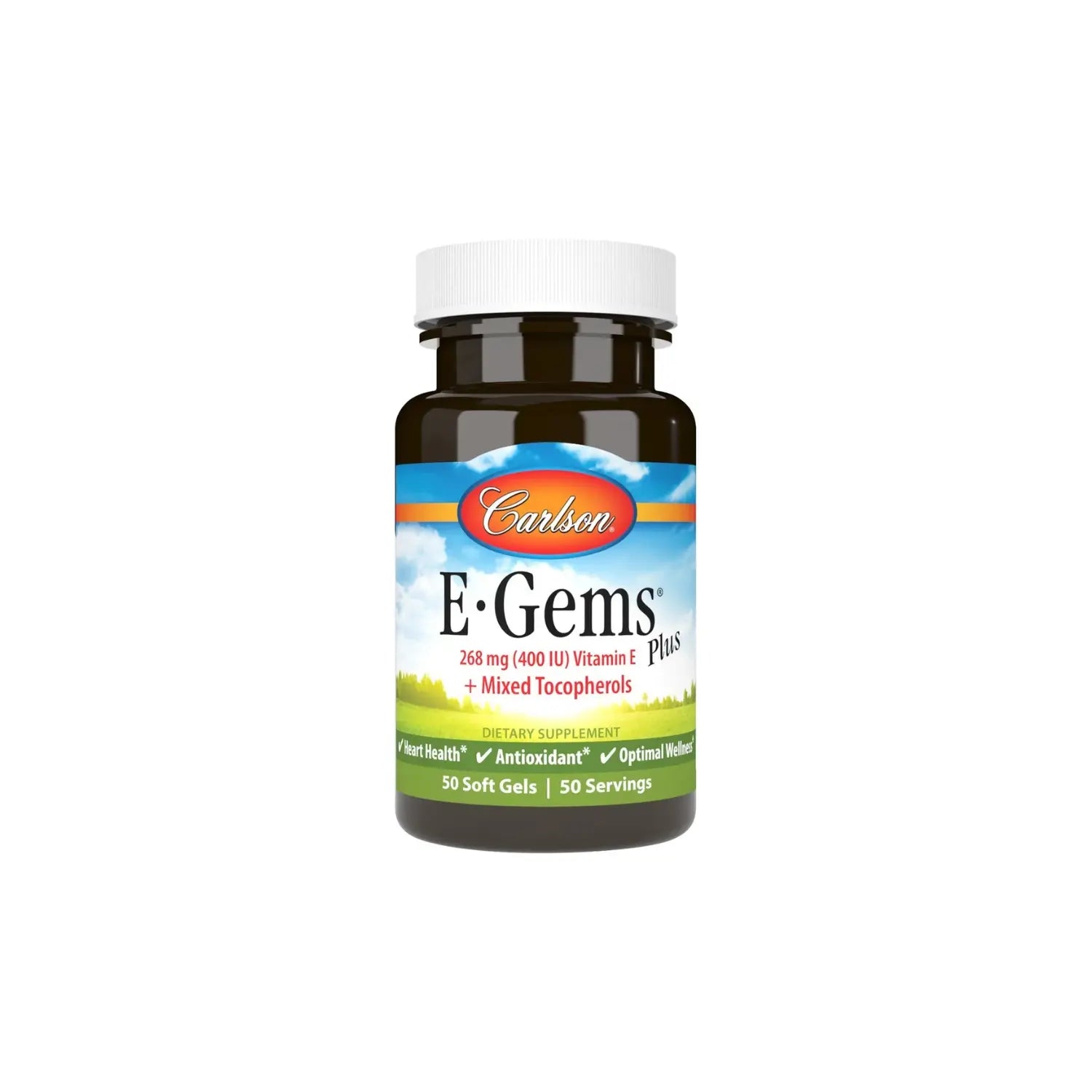 CARLSON LABS E-GEMS PLUS 400IU, 50 SOFTGELS SFN