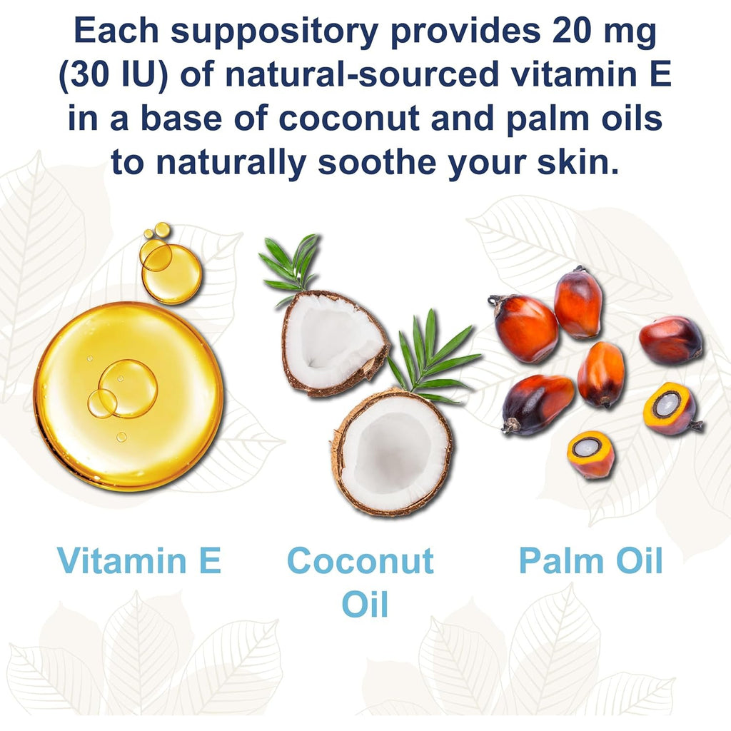 Carlson Labs Key-E Vitamina E 30 UI 12 Supositorios