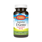 Carlson Labs Gamma E Gems Gamma Tocoferol 465 mg 60 Cápsulas Blandas