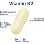 Carlson Labs Vitamina K2 MK-4 5 mg 60 Cápsulas