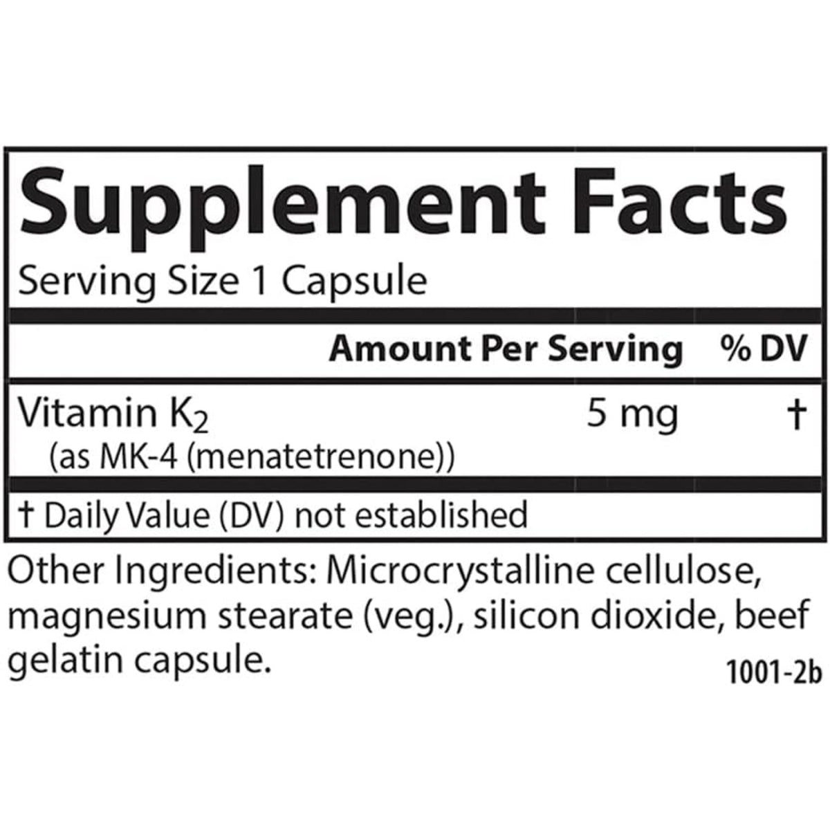 Carlson Labs Vitamina K2 MK-4 5 mg 180 Cápsulas
