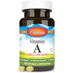 Carlson Labs Vitamina A 10,000 UI (3000 mcg RAE) 250 Cápsulas Blandas