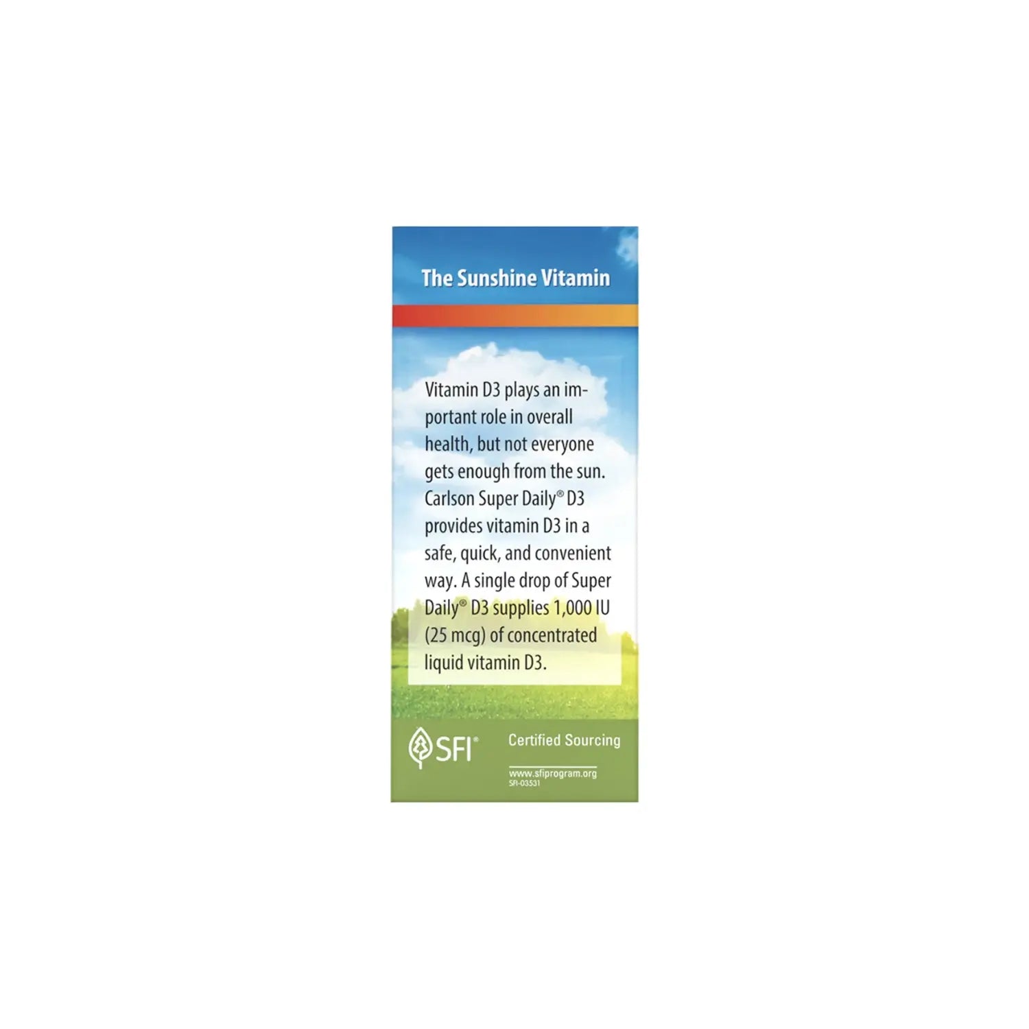 CARLSON LABS SUPER DAILY VITAMINA D3 1000 UI 10.3 ML SFN