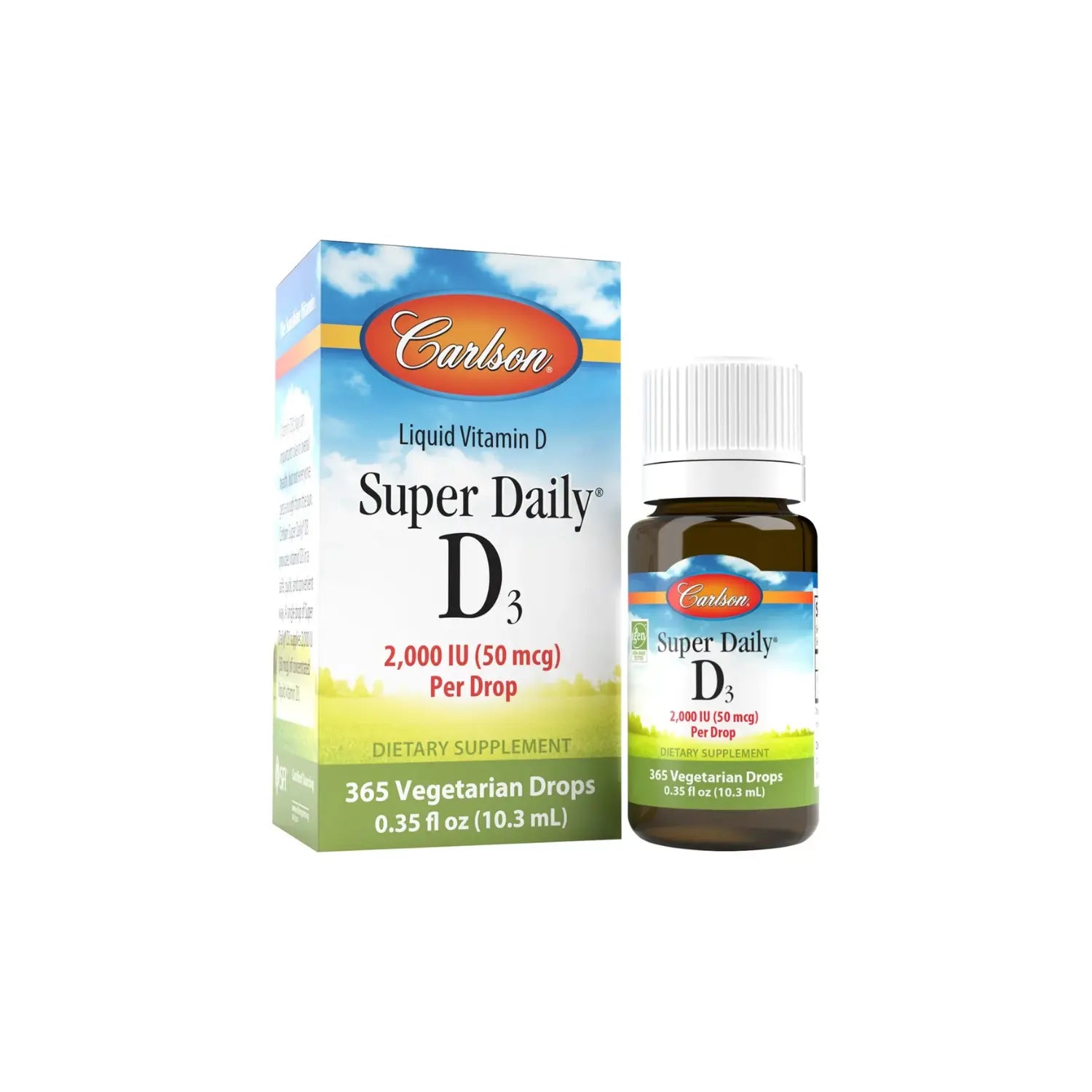 CARLSON LABS SUPER DAIRY VITAMINA D3 2000 UI, 10,3 ML SFN