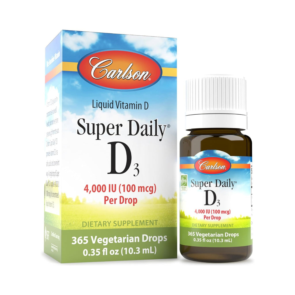 Carlson Labs Super Daily D3 4000 UI 365 Gotas 10.3 ml