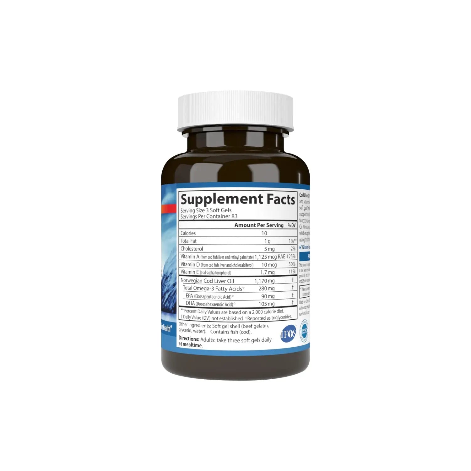 CARLSON LABS ACEITE HÍGADO BACALAO 250 MINISOFTGELS SFN