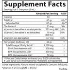 Carlson Labs Aceite de Hígado de Bacalao 1100 mg Omega-3 500 ml