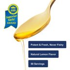 Carlson Labs Aceite de Hígado de Bacalao 1100 mg Omega-3 250 ml Sabor Limón