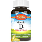 Carlson Labs Vitamina D3 10,000 UI (250 mcg) 120 Cápsulas Blandas