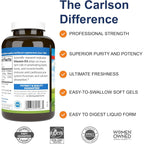 Carlson Labs Vitamina D3 2000 UI (50 mcg) 360 Cápsulas Blandas