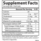 Carlson Labs Aceite de Salmón Noruego 500 mg Omega-3 50 Cápsulas Blandas