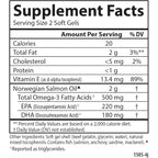 Carlson Labs Aceite de Salmón Noruego 500 mg Omega-3 300 Cápsulas Blandas