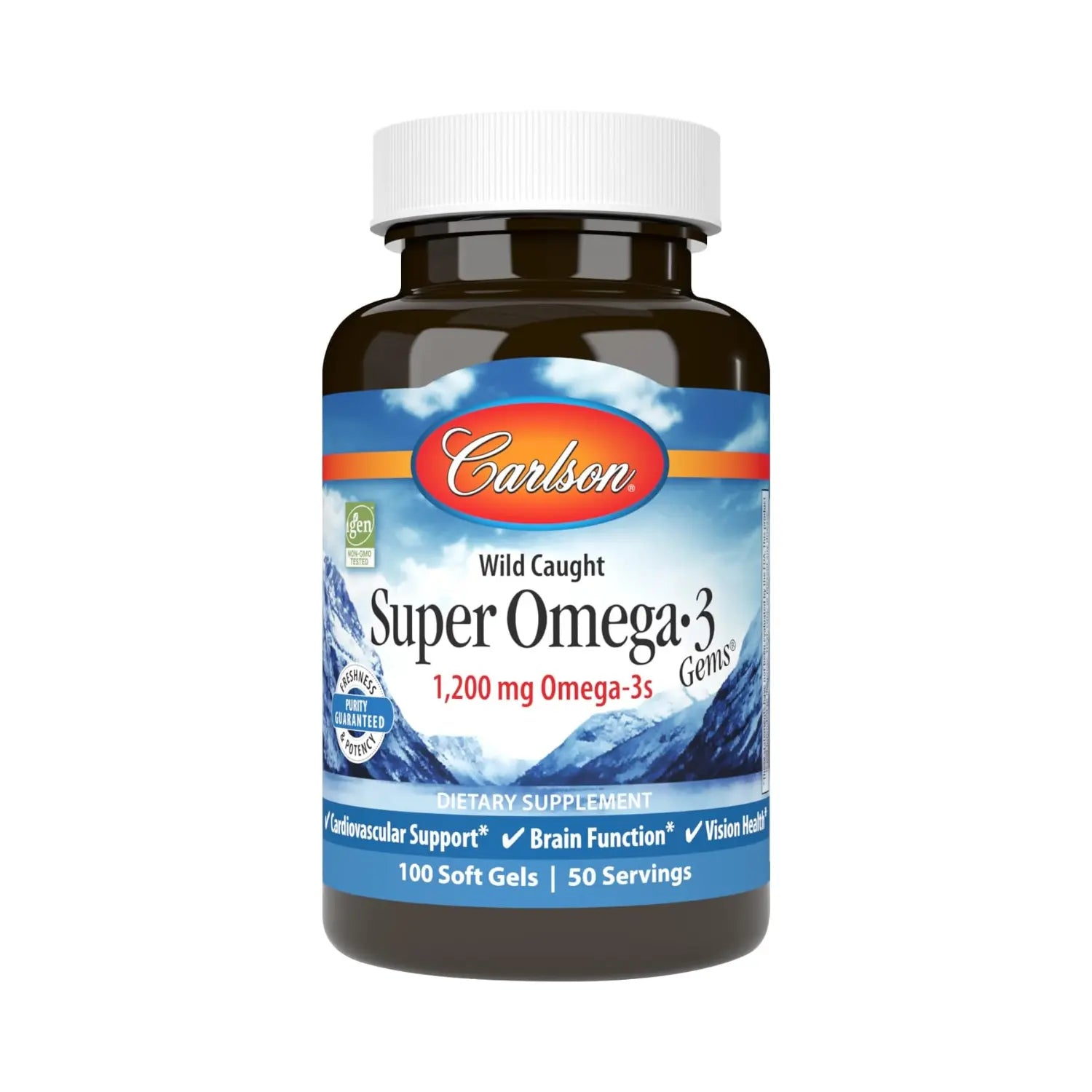 Carlson Labs, Super Omega-3 Gems 600 Mg, 100 + 30 Caps Sfn