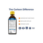 CARLSON LABS ACEITE DE PESCADO 1600 MG, 200 ML SFN