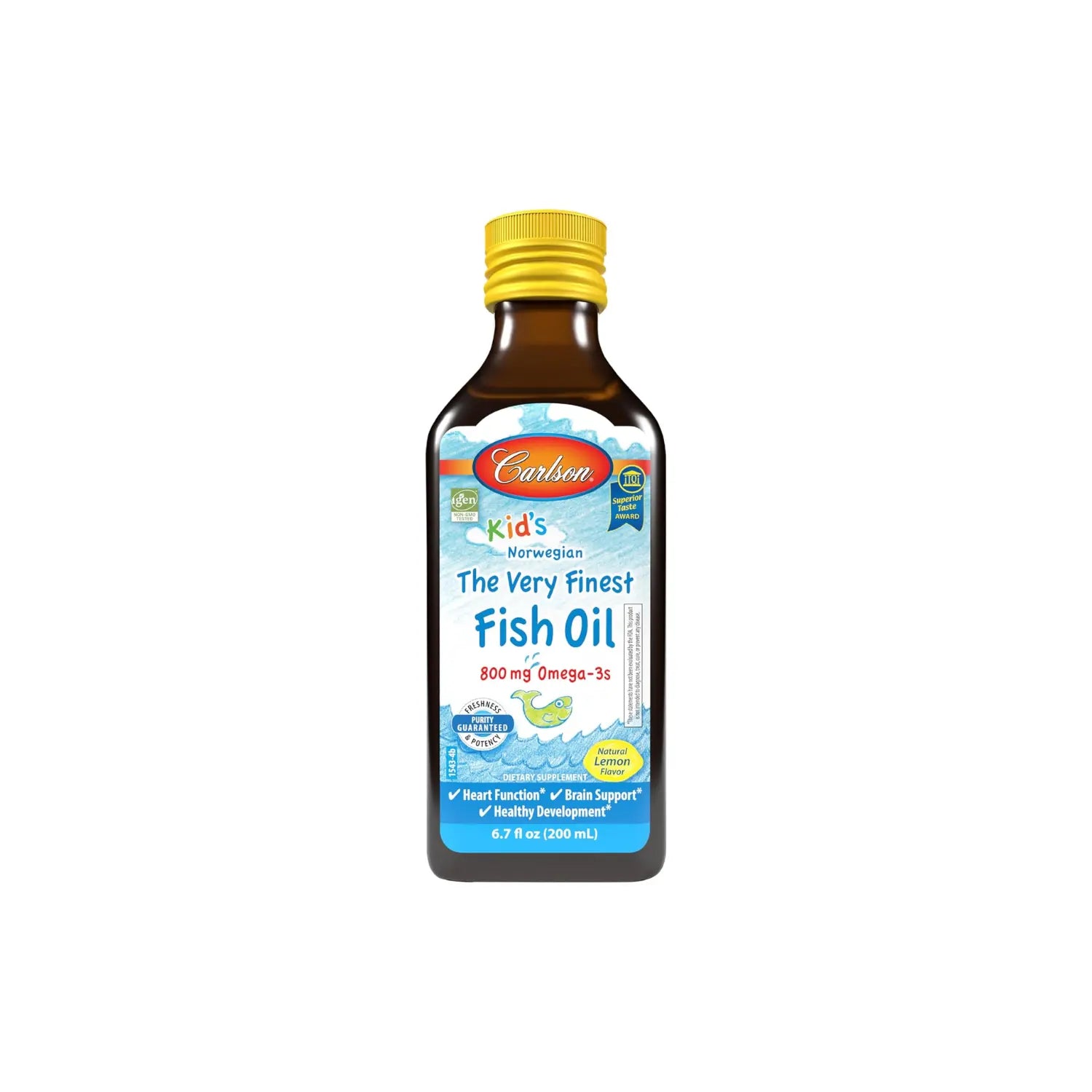 CARLSON LABS KID'S ACEITE DE PESCADO 800 MG, 200 ML SFN