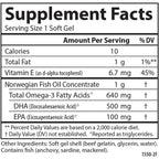 Carlson Labs Super DHA 500 mg 60 Cápsulas Blandas