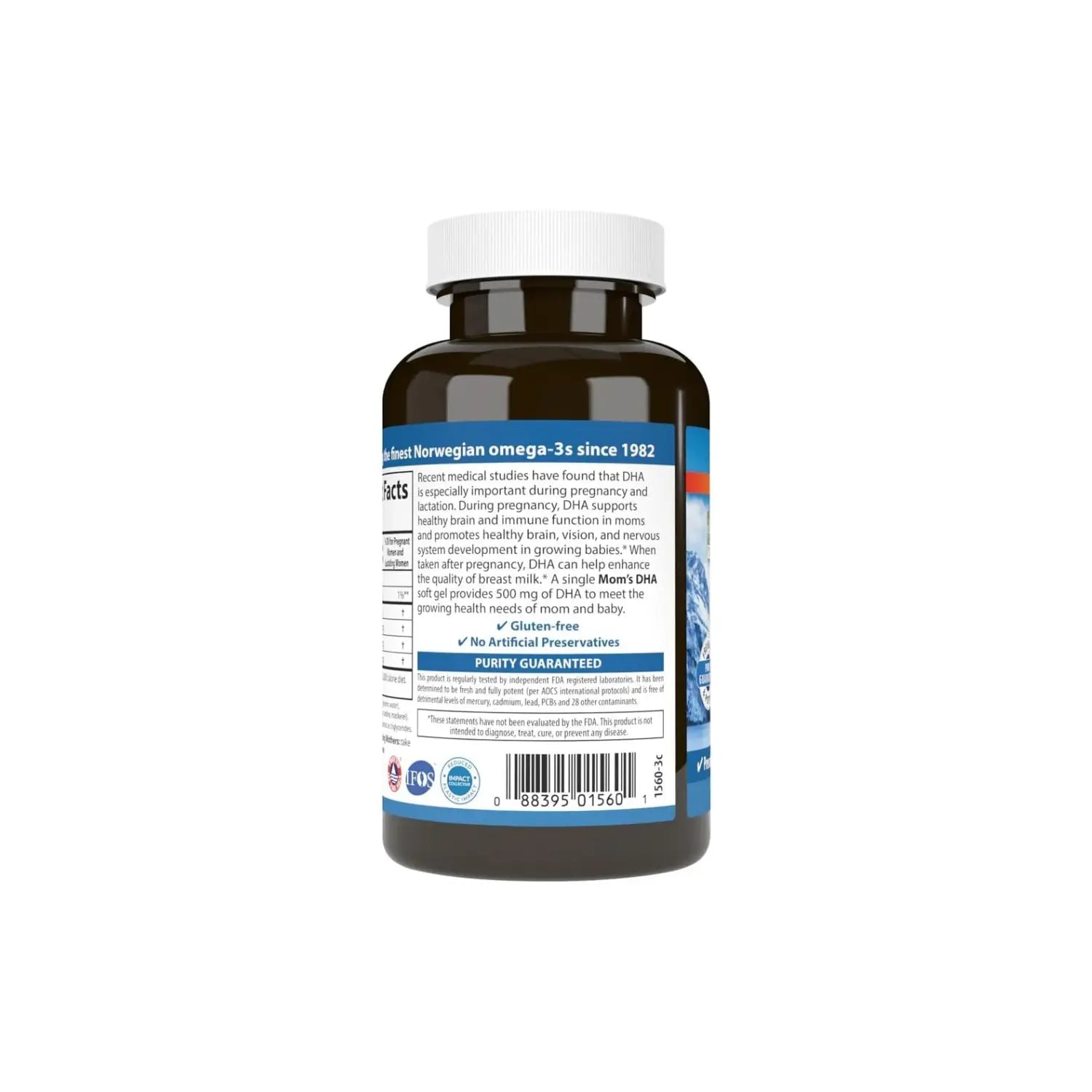 CARLSON LABS DHA PARA MADRES 500 MG 60 SOFTCAPS SFN