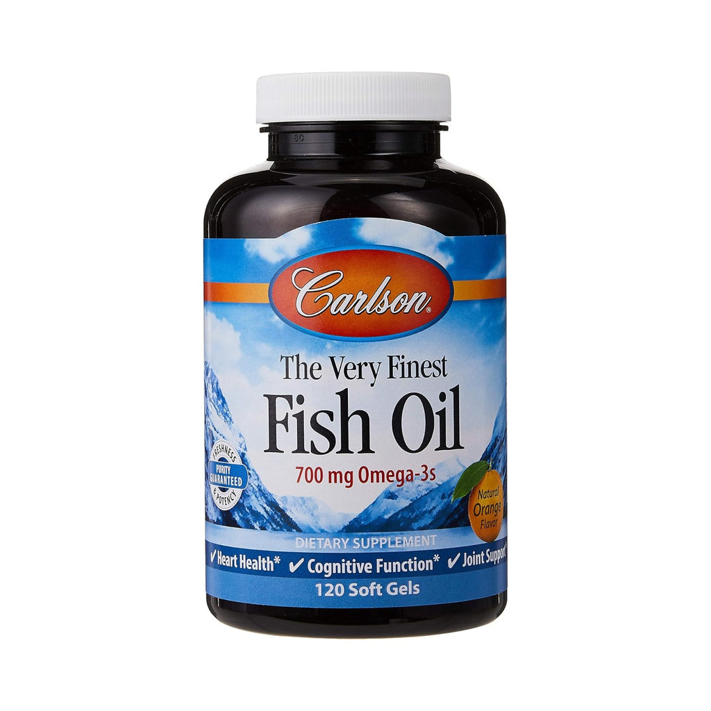 Carlson Labs The Very Finest Fish Oil Aceite de Pescado 700 mg 120+30 Cápsulas Blandas Naranja