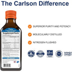 Carlson Labs The Very Finest Fish Oil Aceite de Pescado Líquido 1600 mg 200 ml Naranja
