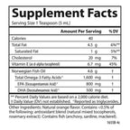Carlson Norwegian The Very Finest Aceite de pescado, naranja, 1600mg, Omega-3s, 500 ml