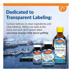 Carlson Norwegian The Very Finest Aceite de pescado, naranja, 1600mg, Omega-3s, 500 ml