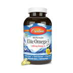 Carlson Labs Elite Omega-3 Gems 1600 mg 240 Cápsulas Blandas Limón