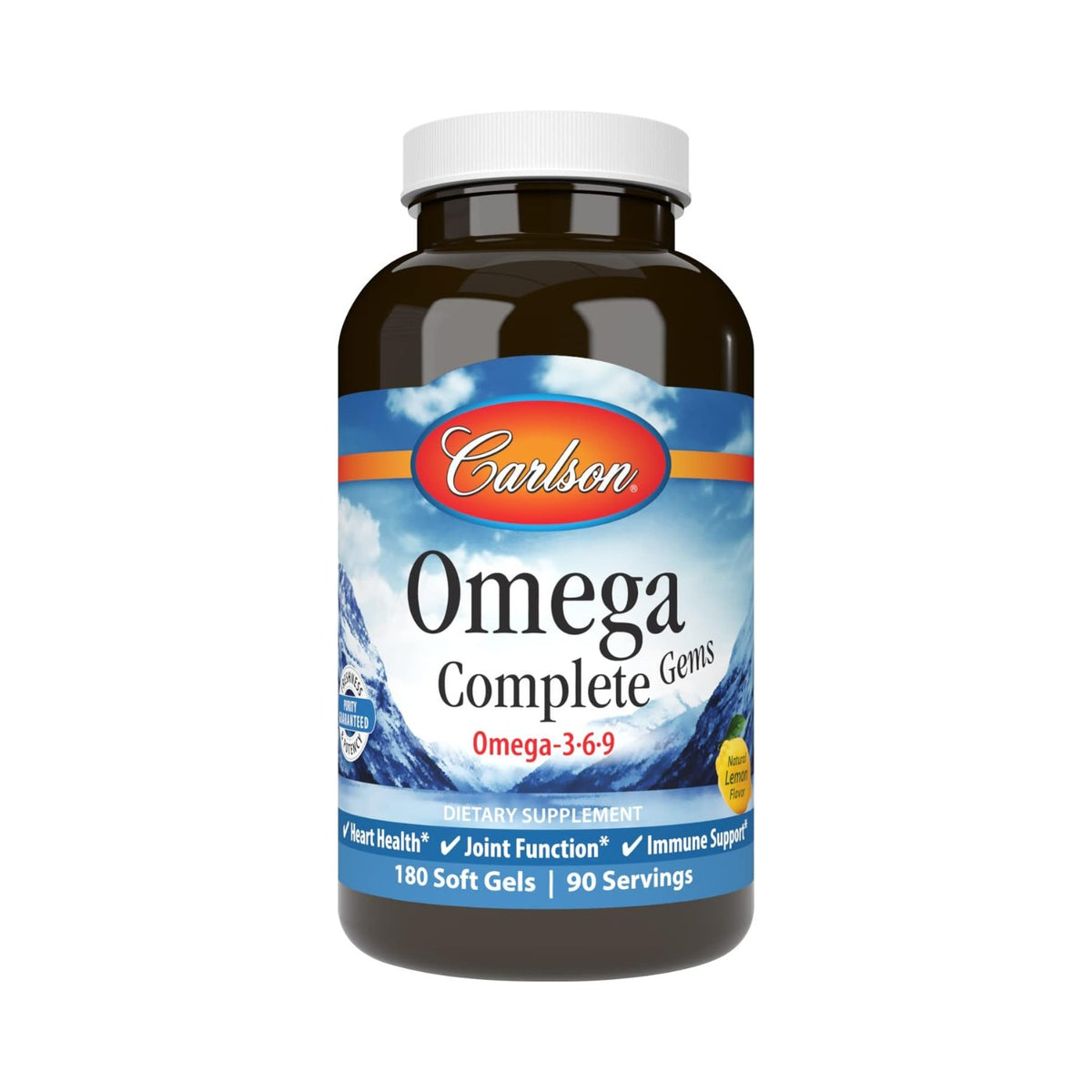 Carlson Labs Omega Complete Gems Omega 3-6-9 180 Cápsulas Blandas