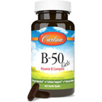 Carlson Labs B-50 Gels Complejo B 50 Cápsulas Blandas